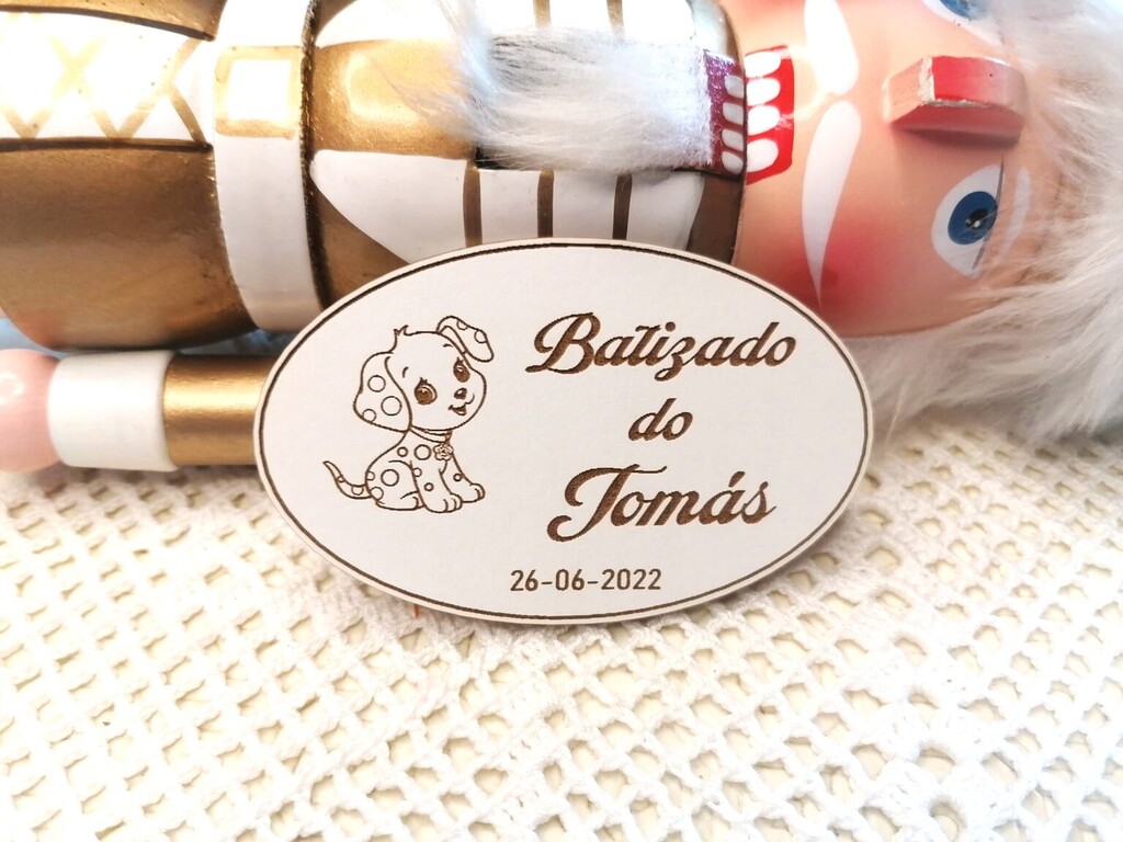 Lembrança Batizado Cãozinho Íman