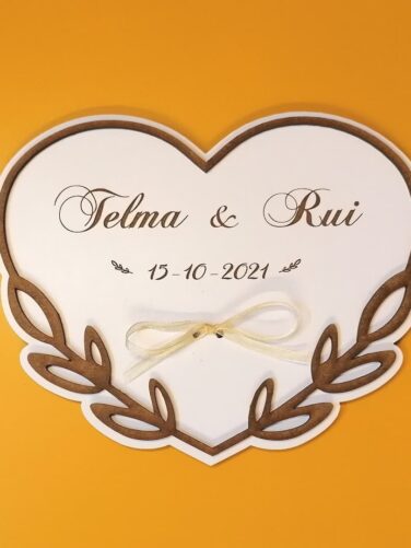 porta alianças personalizados madeira laser
