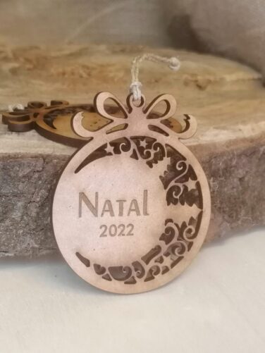 Decoração arvore de natal bola personalizada