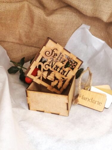 Caixa de natal personalizada