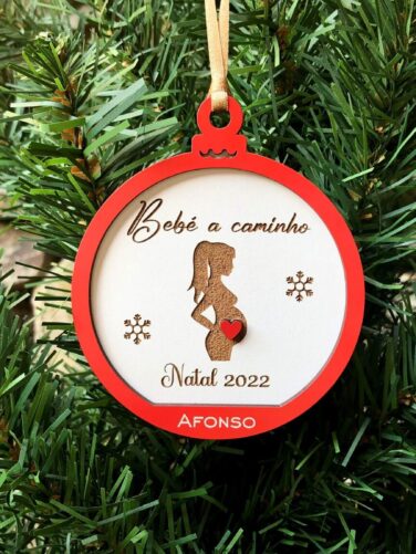 Bola natal bebe a caminho