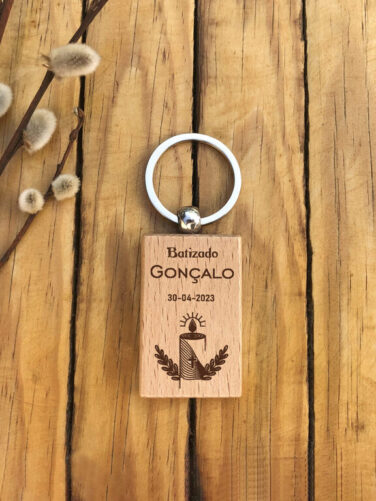 porta chaves batizado