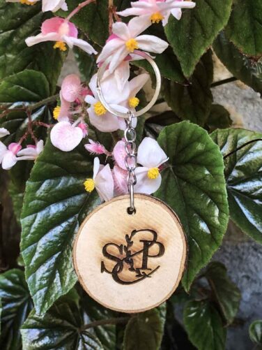 porta chaves rodela natural