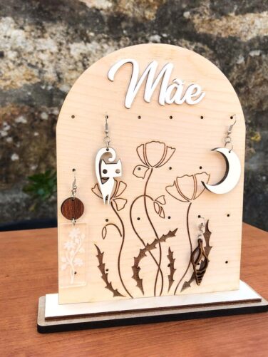 porta brincos dia da mae