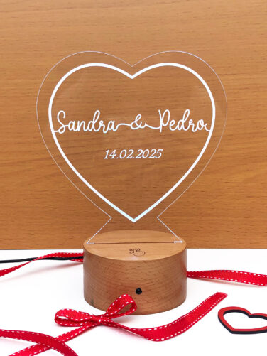 candeeiro acrilico personalizados