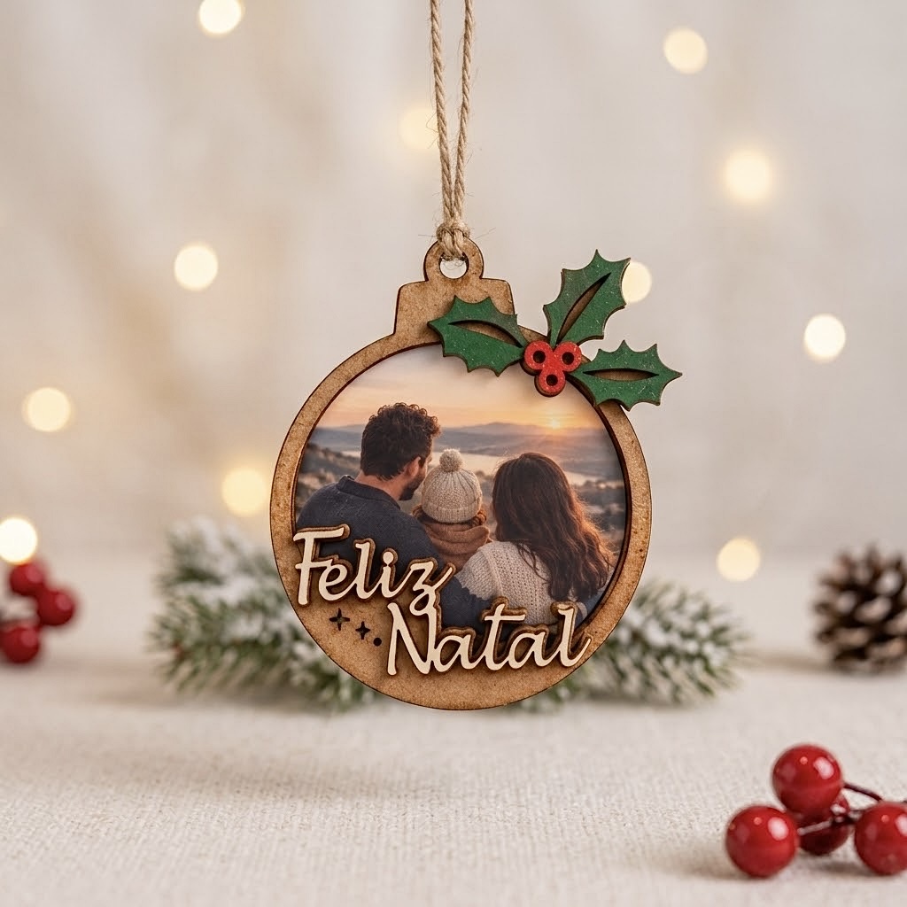 Bola Feliz Natal para Foto